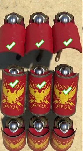 Why Roman Shields Were Curved Instead of Flat