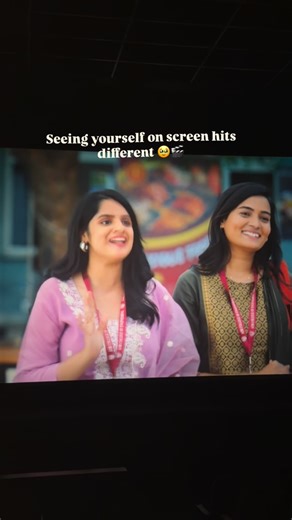 Srilasya Bhallamudi 🍕 on Instagram: "Did a very small role in "Anaganaga Oka Raju" and this is how 2026 started for me as an actor! 🥹 I couldn’t be happier for the opportunity to work alongside @naveen.polishetty Gaaru , @mahesh_achanta Gaaru and @meenakshichaudhary006 gaaru! 🥰 They were super sweet on sets✨ So grateful for the love 🧿 also, thank you to everyone who spotted me and reached out 💕 More to go ✨ #actor #anaganagaokaraju #love #tfi #grateful"