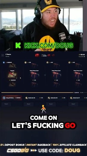 5 PERCENT BUTTERFLY RUBY KNIFE PULL #csgobig #casebattle #casebattles #maxwin