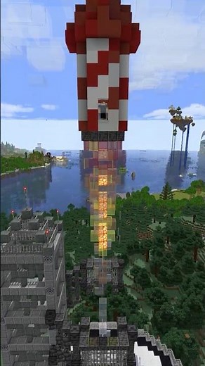 I Built a Rocket Shop in Minecraft! #bluey #harwould #blueyminecraft #minecraftbluey