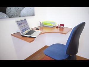 How to Fix a Desk to a Wall - DIY