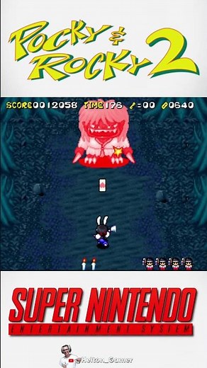 Pocky & Rocky 2 Super Nintendo #retrogaming