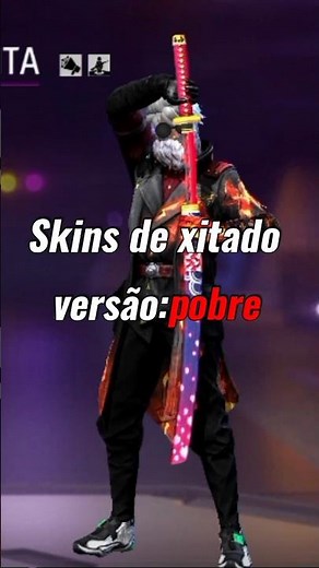 Skins de xitado versão pobre #freefire #shorts #combinações