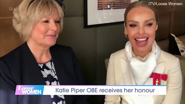Radiant Katie Piper talks about 'amazing day' she had while receiving an OBE