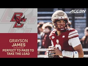 BC's Grayson James & Reed Harris Close Out 1st Half With A TD