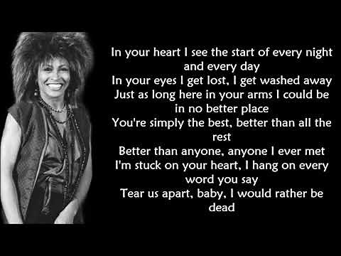 Tina Turner - The Best (LYRICS)