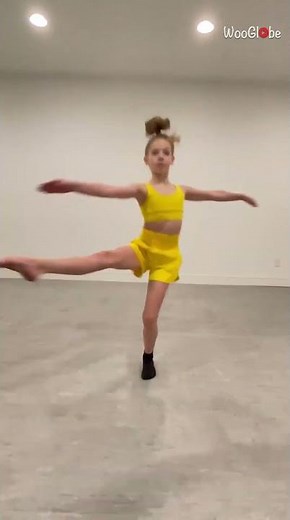 Funny Fail: Little Dancing Pro's Hilarious One-Legged Slip || WooGlobe