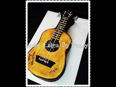 COMO HACER UN PASTEL DE GUITARRA /HOW DO I MAKE GUITARRA CAKE
