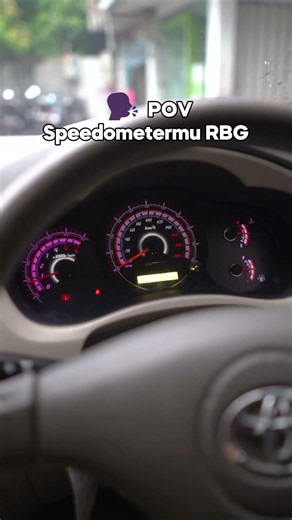 Custom speedometer lengkap! Minimal ada RGB-nya boloo!! #speedometer #automobile #rgb #light