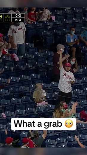 Incredible Fan Catch at Baseball Game