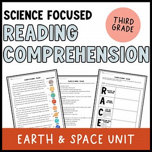 Earth and Space | Science Unit | 3rd Grade Reading Comprehension