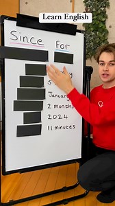 Since vs For : English Lesson #englishlesson #englishteacher #learnenglish #englishtips #pronunciation #britishenglish #ielts #ingles #英語 #ESL | Jack Alexander English