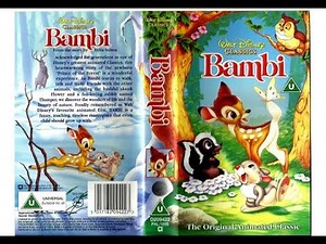 Bambi UK VHS opening (1994)