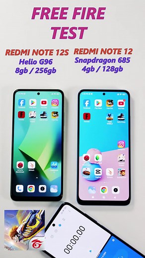 Redmi Note 12 vs Redmi Note 12s - Gaming Test Comparison