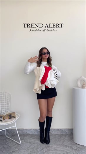Trenes Alert 🖤 Encuentra diferentes modelos de off shoulders en tienda. | Mode Shop