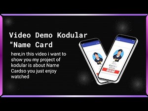 Riview Name Card Using Kodular