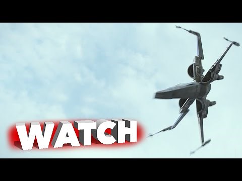 Star Wars: Episode VII: The Force Awakens: Exclusive X-wing Starfighter Battle | ScreenSlam