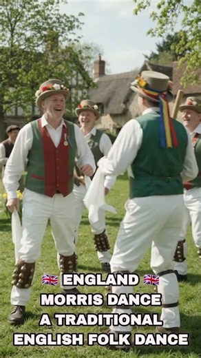 🇬🇧Discover the Magic of Traditional English Morris Dance! ✨ #Shorts