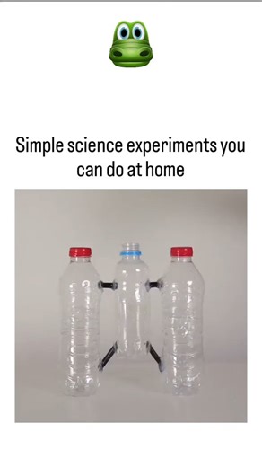 TrendTok Hub on Instagram: "The post shares a 49-second video compilation of four household science experiments: connected bottles demonstrating the communicating vessels principle where fluid levels equalize due to atmospheric pressure; milk with food coloring and dish soap revealing surface tension disruption; a hanging water bottle with toothpick supports illustrating structural stability; and pipe cleaner soap films showing elasticity and minimal surfaces in bubbles. Credited to MetDaan Cake