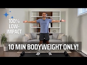 10 MIN FULL BODY WORKOUT - Low impact // Beginner // No equipment