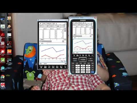 time series plots on classpad II