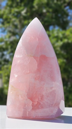 Natural Rose Quartz Freeform Tower: Polished Love Crystal for Spiritual Decor Stone of Love - Etsy