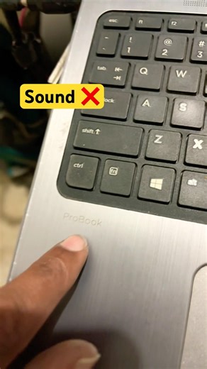 HP Probook 450 G2 Series Laptop Sound Audio Not Working Problem#macnitesh#keyboardtricks#2026short