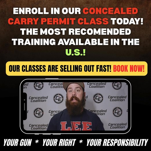 🚨 Get Your South Carolina Concealed Carry Permit in Just One Day! $79.99 CCW Training - Legally Carry in 35 States! Take 1 class & get certified! Reserve your seat now! 👇 | Concealed Coalition