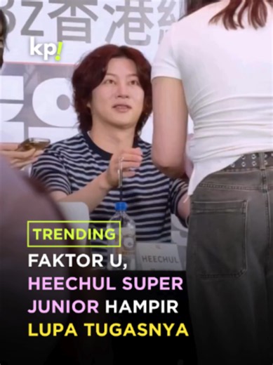 Heechul hampir lupa tanda tangan album — momen lucu Super Junior