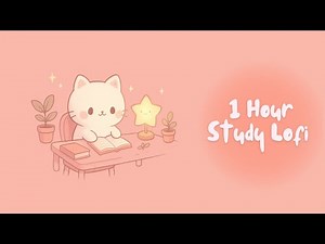 1 Hour Kawaii Study Lofi 🩷 Calm Piano Beats for Focus & Productivity
