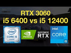 Core i5 6400 vs i5 12400 with RTX 3060 Gaming Test - 1080p in 5 Games