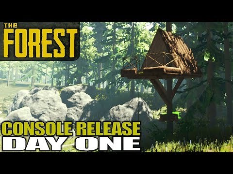 NEW WORLD DAY 1, CONSOLE RELEASE | The Forest | Let's Play Gameplay | S15E01