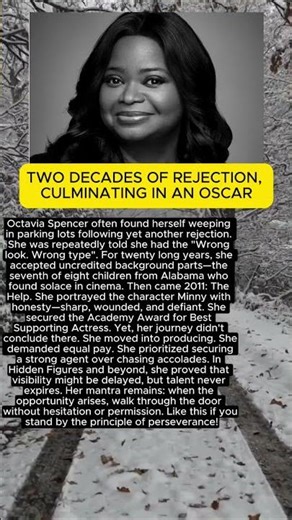 TWO DECADES OF REJECTION, CULMINATING IN AN OSCAR