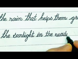 Most Beautiful Handwriting Practice ✍️ | Satisfying & Stylish Writing