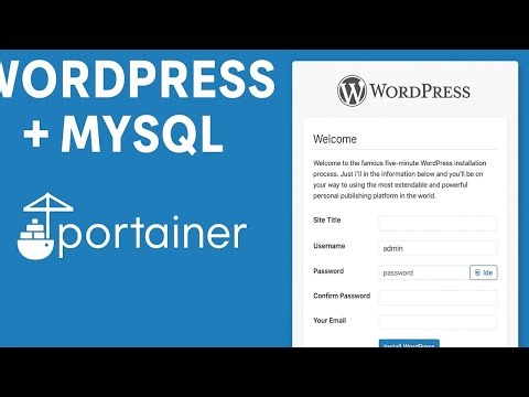 Cómo instalar WordPress con Portainer: conexión a MySQL y puesta en marcha