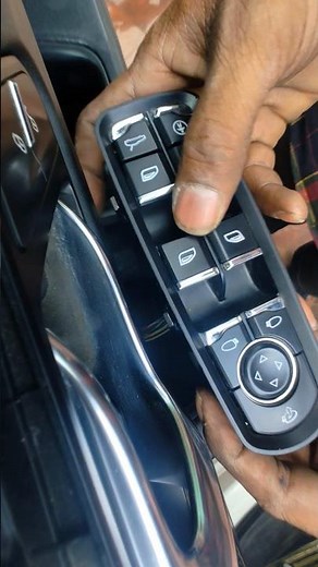 Porsche macan power window glass switch not working problem solve replacement cayenne switch #viral