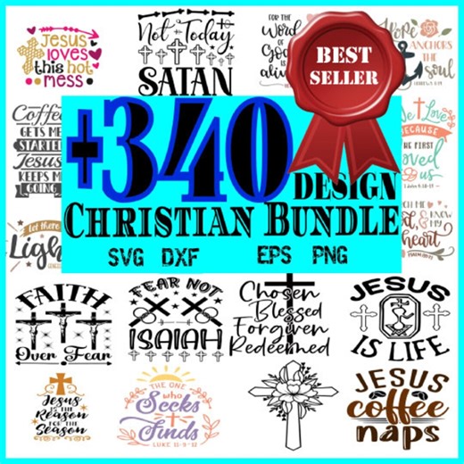 Christian Bundle SVG, Scripture Bundle, Waymaker SVG, Bible Verse Bundle, Cut Files for Cricut, Religious SVG, Jesus, God, Faith Svg Dxf - Etsy