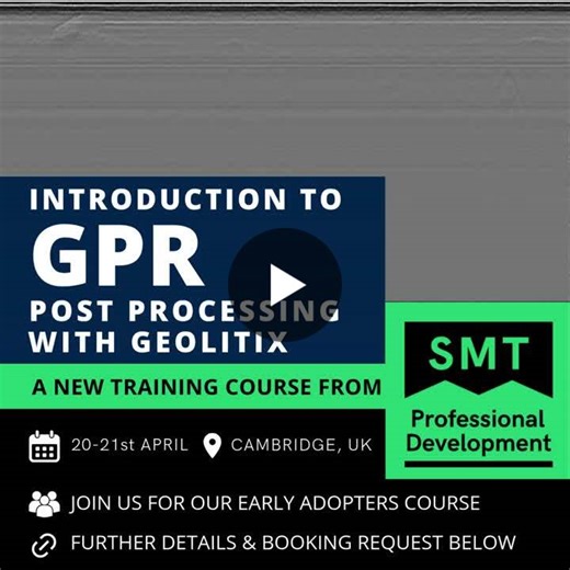#gpr #groundpenetratingradar #training #professionaldevelopment #geolitix #ndt #utilitymapping | SMT Professional Development