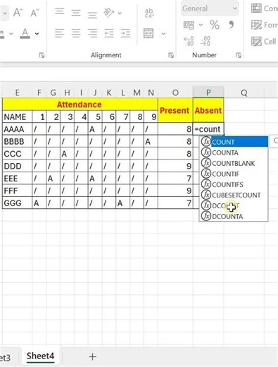 90% பேர் தெரியாத Attendance Trick 😱 BROSY ACADEMY #excel #exceltips #exceltricks ‪@brosyacademy4381‬
