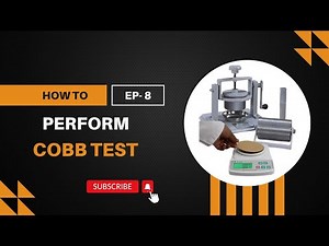 Cobb Test Of Paper & Paperboard