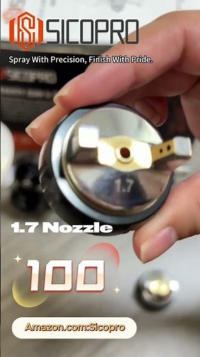 One Spray Gun, 3 Nozzle Sizes — Faster Auto Refinishing with SICOPRO
