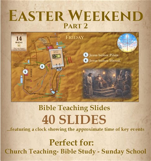 Passion Week Bible Teaching Slides |easter Bible Lesson | Church & Sunday School Resource - Etsy