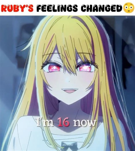 Ruby's feeling changed😳