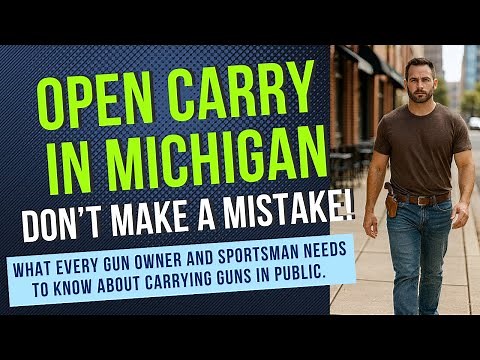 Michigan Open Carry: What Hunters & Gun Owners MUST Know Before Carrying a Firearm