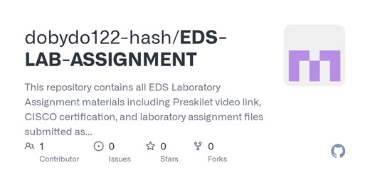 EDS-LAB-ASSIGNMENT/Preskilet-Video at main · dobydo122-hash/EDS-LAB-ASSIGNMENT