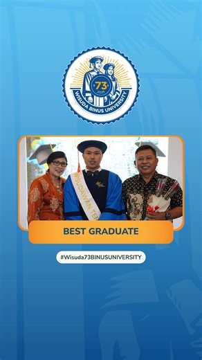 Binus University Official on Instagram: "Selamat untuk Jedith Almando Istian, Best Graduate Computer Science. Konsistensi dan ketelitianmu membawa prestasi ini. Semoga terus berkontribusi melalui inovasi dan teknologi. #BINUS #BINUSUniversity #MulaiLebihAwal #FosteringandEmpowering #BINUSKemanggisan #BINUSAlamSutera #BINUSBekasi #BINUSBandung #BINUSSemarang #BINUSMalang #BINUSMedan"