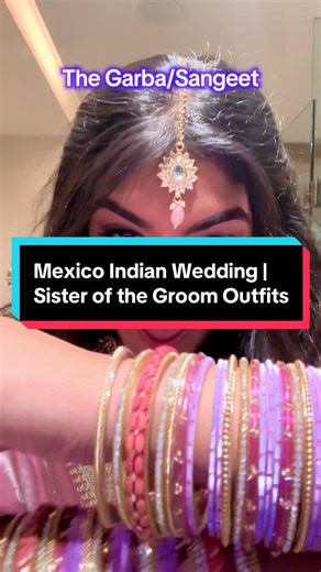 Attire for a Mexico Punjabi/Gujarati Wedding Celebration