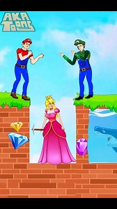 1.8K views · 20 reactions | Selfish luigi and Princess Peach  | Funny Animation #animation #reels | Aka Toons | Facebook