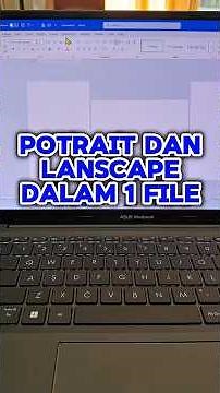 How to create portrait and landscape files in one MS Word file