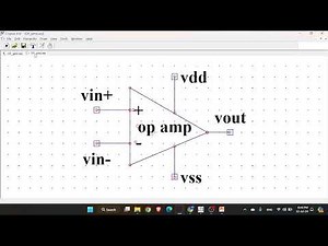 Create an op-amp symbol in LT SPICE | Analog Design | AMU.